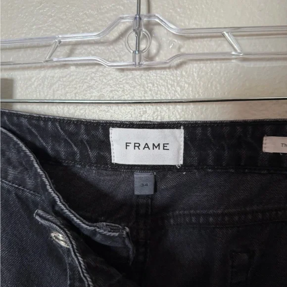 NWT FRAME Low-rise Bootcut Black Jeans Women’s size 34 - Picture 4 of 8